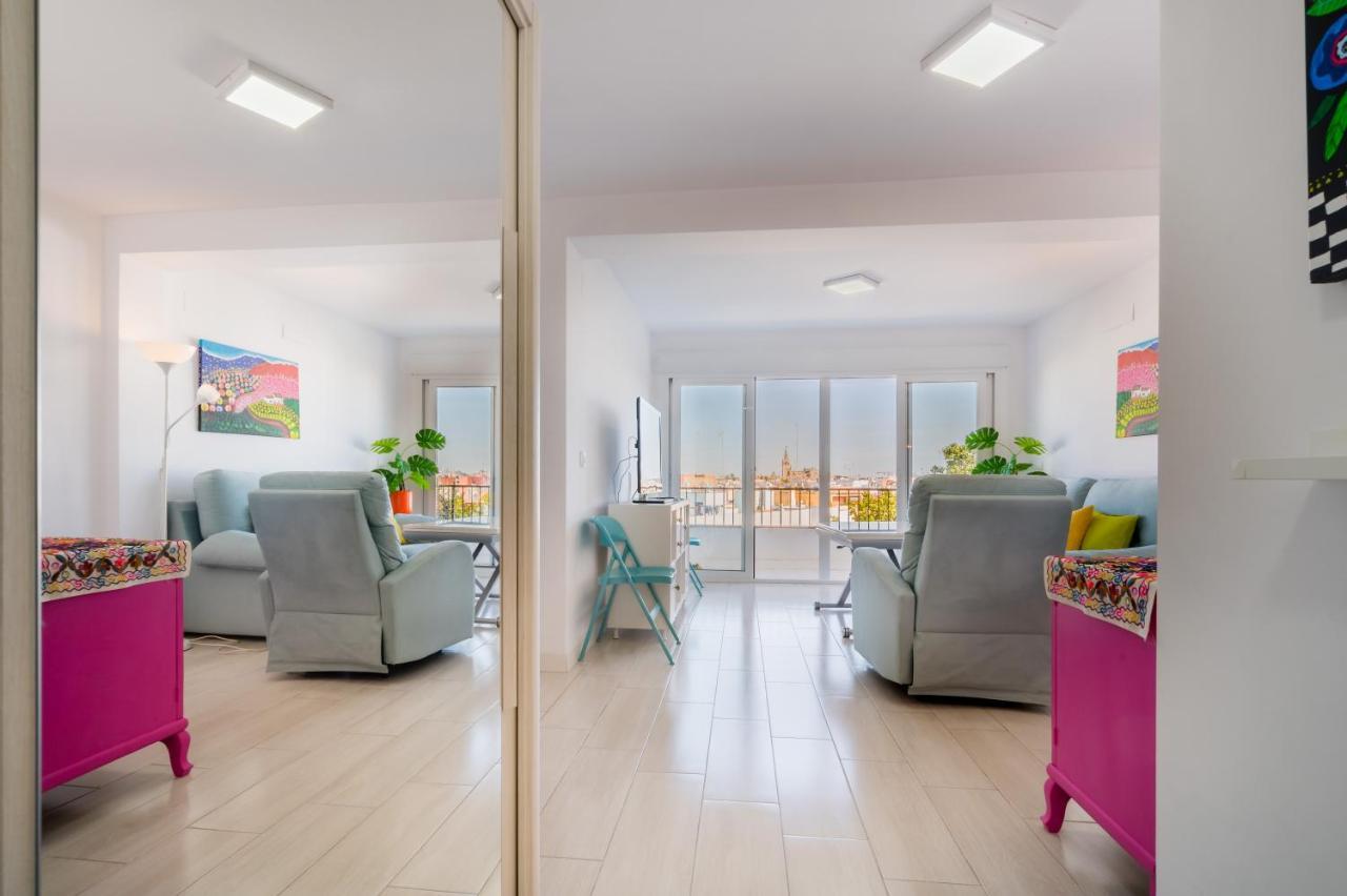 Wide And Colourful- 3Bd 1Bth- Triana Sevilha Exterior foto